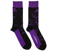 Black Sabbath Men's Demons Logo Ankle Socks in Black | Size: 4-7 Black Sabbath Black 4-7