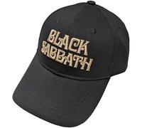 Black Sabbath Men's Logo Baseball Cap in Black Black Sabbath Black One Size