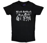 Black Sabbath Mens T-Shirt Greyscale Group (M)