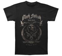 Black Sabbath Men's The End Mushroom Cloud T-Shirt in Black | Size: Large Black Sabbath Black L