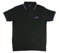 Black Sabbath Men's Wavy Logo Polo Shirt in Black | Size: Medium Black Sabbath Black M