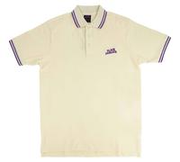 Black Sabbath Men's Wavy Logo Polo Shirt in Natural | Size: 2XL Black Sabbath Natural 2XL