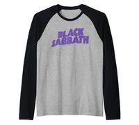 Black Sabbath Official Logo Raglan Baseball Tee