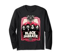 Black Sabbath Official Red Flames Long Sleeve T-Shirt