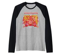 Black Sabbath Official Sabbath Bloody Sabbath Bright Raglan Baseball Tee