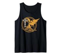 Black Sabbath Official World Tour '77 White/Yellow Tank Top