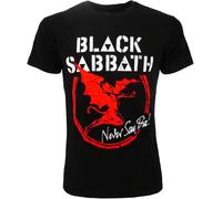 Black Sabbath Original Never Say Die Official Black T-Shirt Heavy Metal Since 1968