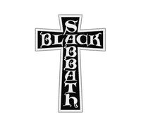 Black Sabbath Patch # 32 Classic Cross Logo 10 x 7 cm Patch Badge
