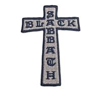 Black Sabbath Patch Cross Band Logo new Official Black Sabbath Multicolor