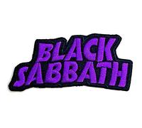 Black Sabbath Patch Cut Out Wavy Band Logo Official One Size