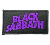 Black Sabbath Patch Wavy Band Logo new Official