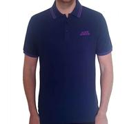 Black Sabbath Polo shirt -XL- Wavy Logo Blue