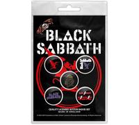 Black Sabbath Red Devil Button Badge Pack One Size