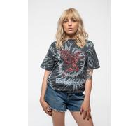 Black Sabbath Red Henry Band Logo Tie Dye T-Shirt in Black | Size: Medium Black Sabbath Black M