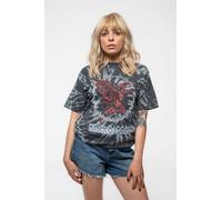 Black Sabbath Red Henry Band Logo Tie Dye T-Shirt in Black | Size: Small Black Sabbath Black S