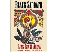 Black Sabbath Retro Vintage Rock Concert Gig Poster Wall Art A4