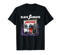 Black Sabbath Sabotage Album Framed Portrait Vintage Rock T-Shirt