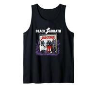 Black Sabbath Sabotage Album Framed Portrait Vintage Rock Tank Top