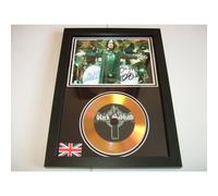BLACK SABBATH SIGNED GOLD DISC DISPLAY