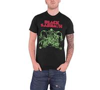 Black Sabbath T Shirt Bloody Sabbath Cutout Band Logo Official Mens Black L