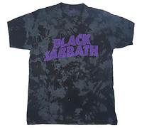 Black Sabbath T Shirt Classic Band Logo Official Dip Dye on Black Unisex M