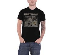 Black Sabbath T Shirt Sabotage Vintage Distressed Band Logo Official Mens Black L