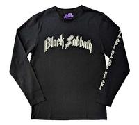 Black Sabbath T Shirt The End Mushroom Cloud Official Unisex Black Long Sleeve S