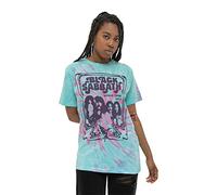 Black Sabbath T Shirt World Tour 78 Official Unisex Tie Dye M Green