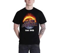 Black Sabbath The End 2016 Tour Flaming Ozzy T-Shirt in Black | Size: XL Black Sabbath Black XL