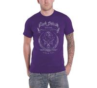 Black Sabbath The End Mushroom Cloud T-Shirt in Purple | Size: Small Black Sabbath Purple S