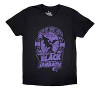 Black Sabbath - tshirt - Unisex - Short Sleeves - Small - B500z