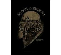 Black Sabbath US Tour 78 Official New Black Textile Flag Poster 75cm x 110cm