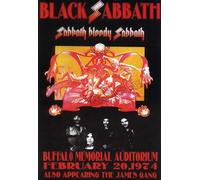 Black Sabbath Vintage Poster Rock Band Heavy Metal Photo Wall Art Picture A4