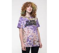 Black Sabbath Wavy Band Logo Dip Dye Wash T-Shirt in Blue | Size: Medium Black Sabbath Blue M