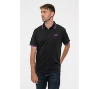 Rock Off Black Sabbath Wavy Logo Black Unisex Polo Shirt (Small)
