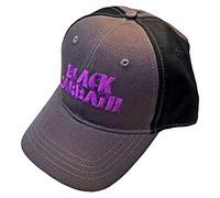 Black Sabbath Wavy Logo Baseball Cap Charcoal/Black 26x15cm