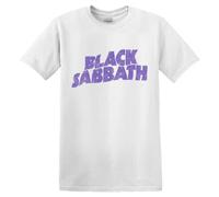 Black Sabbath Wavy Logo T-Shirt in White | Size: 5-6 Years Black Sabbath White 5-6 Years