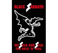 Black Sabbath We Sold Our Souls Textile Flag Black 66 x 105cm