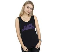 Black Sabbath Women's Distressed Logo Vest Black XX-Large