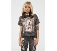 Black Sabbath Women's Psycho Band Logo Pyjamas in Grey | Size: Small Black Sabbath Grey S