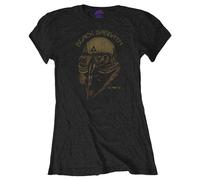 Black Sabbath Women's US Tour 1978 Skinny Fit T-Shirt in Black | Size: Medium Black Sabbath Black M