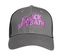Black Sabbath Women's Wavy Logo Baseball Cap in Black Black Sabbath Black One Size