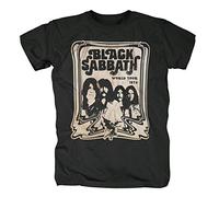 Black Sabbath World Tour 1978 Official Tee T-Shirt Mens Unisex (Small)