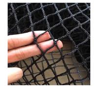 Black Safety Rope Net for Kids, Residential Golf Netting for Backyards Knotless Fence Protective Netting for Balcony Stairs Fence Garden Protection(1.5x2m(4.9x6.6ft))