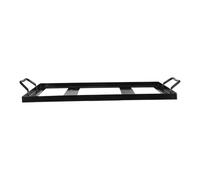 Black Salt Plate Rack, Stainless Iron Enamel, Sturdy Fire Resistant Bbq