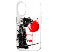 Black Samurai African Japanese Retro Art Afro Warrior Case for iPhone 17