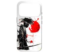 Black Samurai African Japanese Retro Art Afro Warrior Case for iPhone 17 Pro