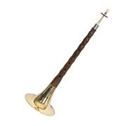 Black Sandalwood D Key Suona Chinese Traditional Folk Suona Woodwind Instrument With Accessories Suona Set(Color:Gold)