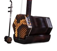 Black Sandalwood Erhu Chinese Two Strings Violin Urheen With Case,bow, Spare Strings,tuner Muscial Instrument