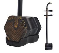 Black Sandalwood Erhu, Two Stringed Chinese Violin Fiddle, Traditional National Music Instruments, With Free Accessories And Case, For Beginner Entry Level